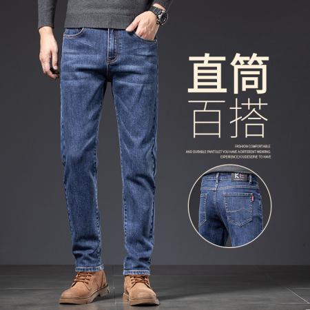 FA42383# 四季主推网络爆款牛仔裤轻商务简约时尚百搭牛仔裤 男装批发