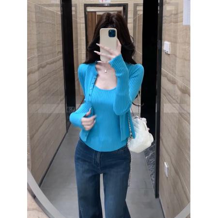 FA42543# 早秋辣妹针织吊带开衫春女早春季内搭外套韩系穿搭短款 服裝批發女裝批發服飾貨源