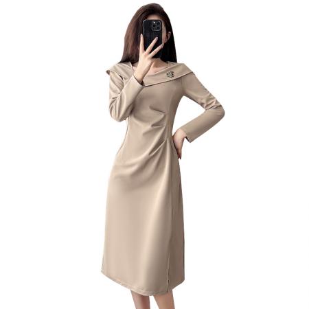 FA42561# 新款法式大码婚宴礼服显瘦连衣裙 服裝批發女裝批發服飾貨源