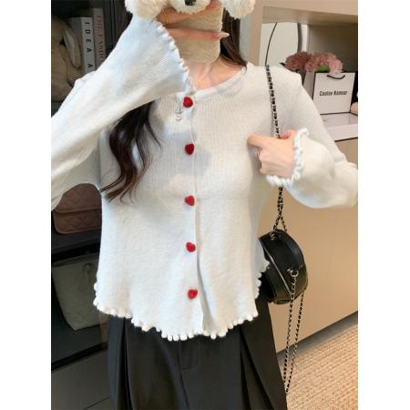 FA42744# 3色 针织开衫 服裝批發女裝批發服飾貨源