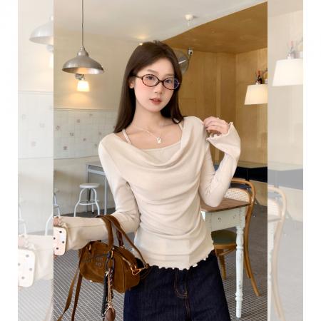 FA42815# 女秋季新款纯...