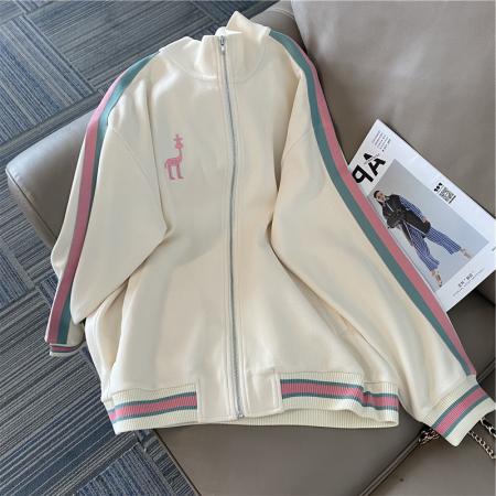 FA43326# 华棉复合牛奶丝外套裤子两件套女秋冬休闲运动服套装潮 服裝批發女裝批發服飾貨源