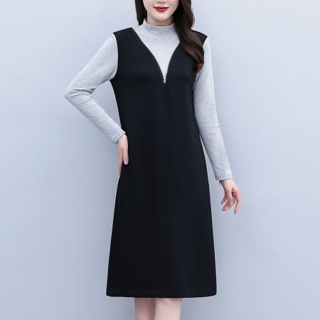 FA43888# 假两件套大码...