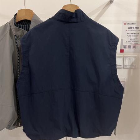 FA43977# 早秋新款韩版时尚百搭宽松休闲立领拉链马甲女无袖坎肩外套潮  服裝批發女裝批發服飾貨源