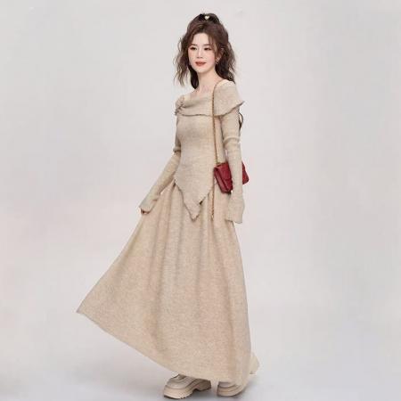 FA44209# 休闲套装新款女装显瘦T恤上衣+高腰半身裙两件套 服裝批發女裝批發服飾貨源