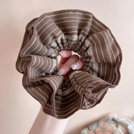 CX13588# 最便宜饰品批发 新款韩系东大门大肠发圈高级感气质头绳蓝松果小蛮腰绑马尾丸子头