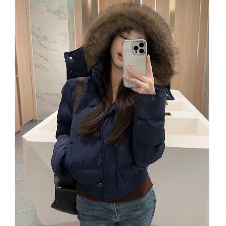 FA44596# 短款流行羽绒棉服女冬季新款轻薄保暖小个子面包服外套 服裝批發女裝批發服飾貨源