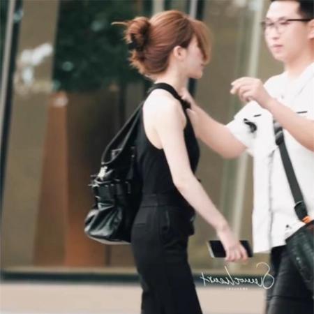 LN76323# 许我耀眼赵露思许妍同款黑色挂脖吊带背心休闲裤套装女新款秋 服裝批發女裝批發服飾貨源