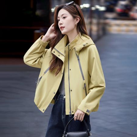 FA44797# 风衣外套女短款春秋新款今年流行爆款巨好看高端减龄百搭上衣 服裝批發女裝批發服飾貨源