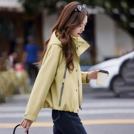 FA44797# 风衣外套女短款春秋新款今年流行爆款巨好看高端减龄百搭上衣 服裝批發女裝批發服飾貨源