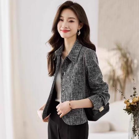 FA44800# 小香风外套新款女装春秋爆款广州十三行品牌洋气时尚女士上衣 服裝批發女裝批發服飾貨源