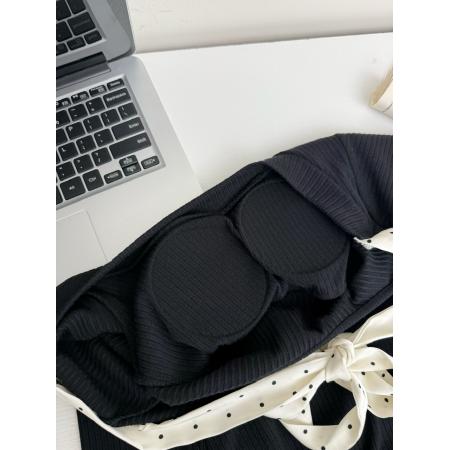 FA44869# 红人馆长袖连衣裙女秋冬季新款法式气质巨好看的长裙黑色裙子 服裝批發女裝批發服飾貨源