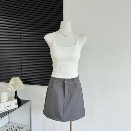 FA45171# 流光夏季新款防晒罩衫女抽绳收腰t恤短裙套装 服裝批發女裝批發服飾貨源