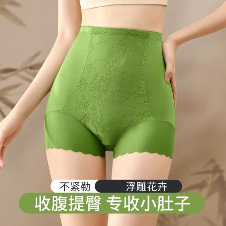 M-4XL加大码内裤浮雕女士无痕产后高腰收腹裤提臀塑身裤 服裝批發女裝批發服飾貨源