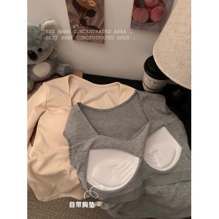 秋冬保暖磨毛加绒加厚内搭打底衫修身长袖上衣女 服裝批發女裝批發服飾貨源