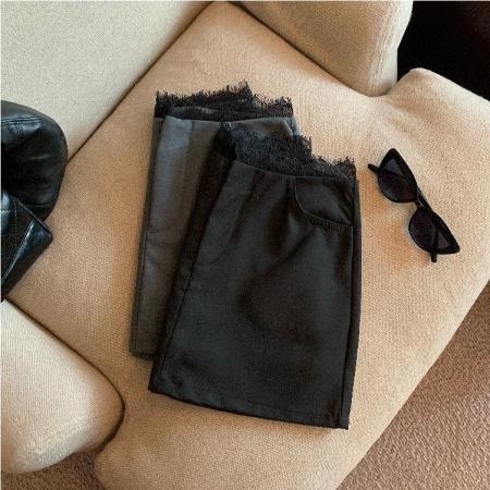 FA45188# 秋冬复古高腰蕾丝半身裙 服裝批發女裝批發服飾貨源