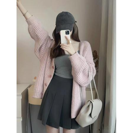 FA45386# 针织衫毛衣女...