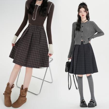 FA45421# 经典复古格纹...