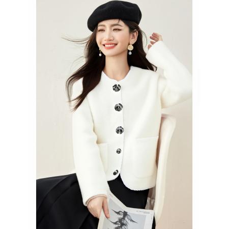 FA45542# 小香风重工浣熊绒毛衣外套女秋冬新款款针织开衫上衣 服裝批發女裝批發服飾貨源