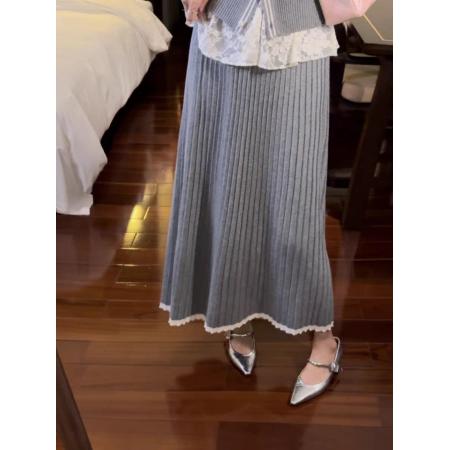 FA45543# 千金洋气减龄小香风刺绣开衫+百褶裙3件套套装 服裝批發女裝批發服飾貨源