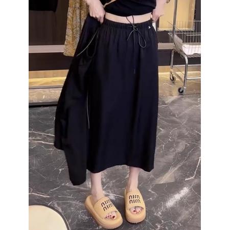 FA45568# 大码女装半身裙子女夏季薄款高腰显瘦百搭A字裙 服裝批發女裝批發服飾貨源