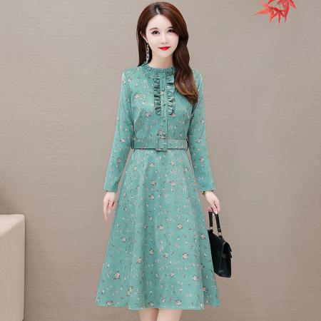 FA45635# 高端精致衬衫连衣裙早秋季女装新款高级感正式场合裙子春秋款 服裝批發女裝批發服飾貨源