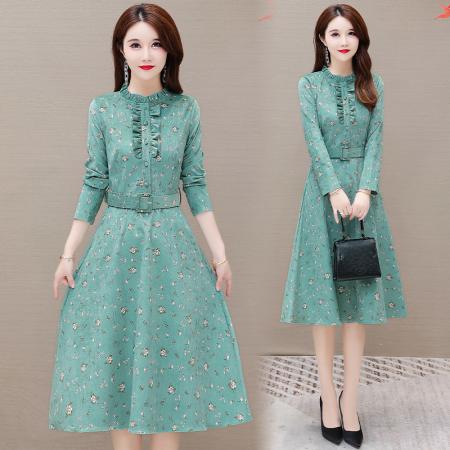 FA45635# 高端精致衬衫连衣裙早秋季女装新款高级感正式场合裙子春秋款 服裝批發女裝批發服飾貨源