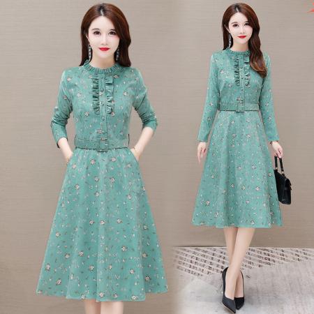 FA45635# 高端精致衬衫连衣裙早秋季女装新款高级感正式场合裙子春秋款 服裝批發女裝批發服飾貨源