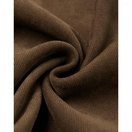 FA45645# 冬季新款休闲高领撞色假两件式V领套头拼接连衣裙 服裝批發女裝批發服飾貨源