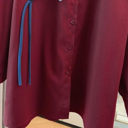 跨境专供春秋新款设计感韩版立体花朵装饰衬衫女甜美百搭衬衣 服裝批發女裝批發服飾貨源