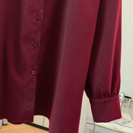 跨境专供春秋新款设计感韩版立体花朵装饰衬衫女甜美百搭衬衣 服裝批發女裝批發服飾貨源