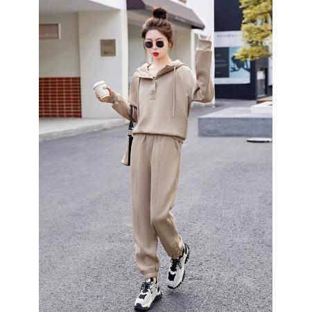 FA45875# 女士运动服套装秋装新款休闲时尚两件套卫衣欧货小个子爆款 服裝批發女裝批發服飾貨源