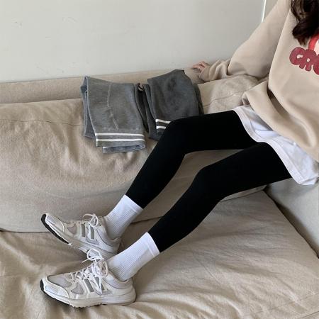 FA45907# 高腰打底裤女秋冬加绒保暖裤外穿弹力修身显瘦小脚 服裝批發女裝批發服飾貨源