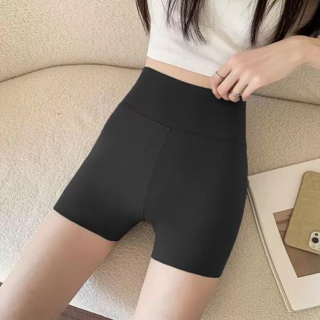 FA45917# 鲨鱼裤女五分外穿夏季七分高腰收腹弹力紧身显瘦瑜伽九分打底裤 服裝批發女裝批發服飾貨源