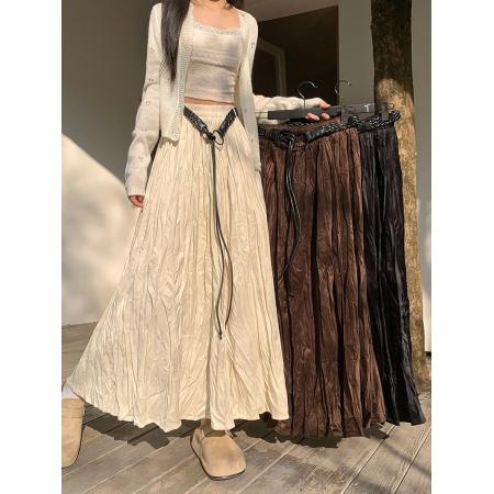 FA45944# 新款韩版褶皱...