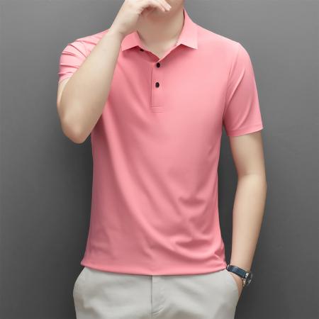 LN76342# 冰丝POLO衫无痕POLO衫男士翻领POLO衫短袖男士商务夏季 男装批发男生服饰批发