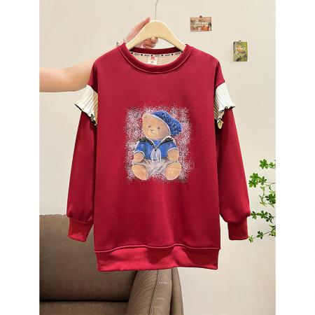 FA46154# 首发华棉复天鹅绒特大码300斤中长款刺绣亮片加绒加厚 服裝批發女裝批發服飾貨源