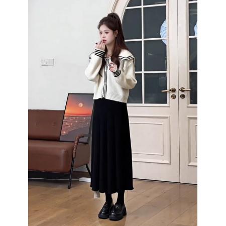 LN76357# 海军领白色针...