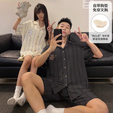 FA46231# 睡衣带胸垫夏...