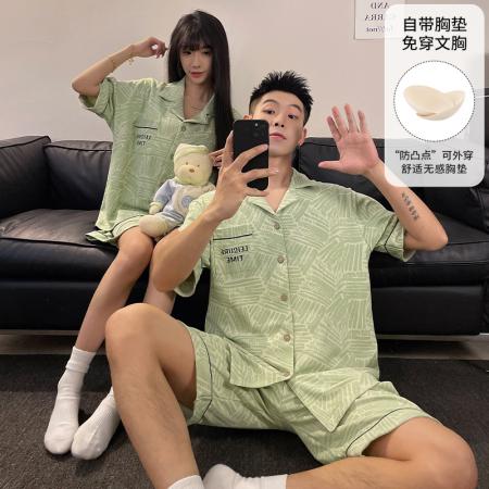 FA46232# 睡衣带胸垫夏...