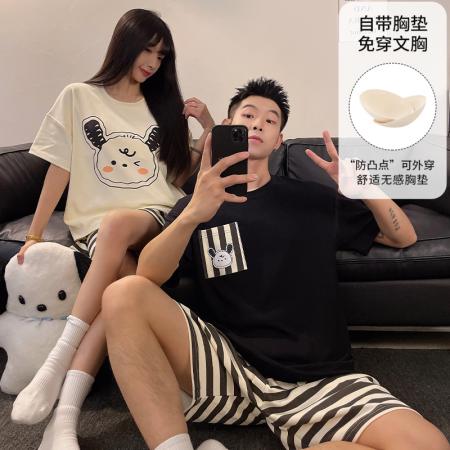 FA46241# 睡衣带胸垫春...