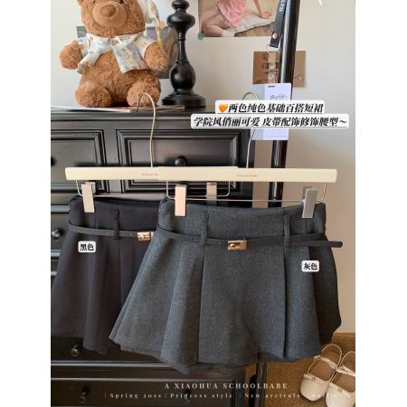 FA46316# 秋冬新款百搭高级百褶裙半身裙短裙短裤裙裤女 服裝批發女裝批發服飾貨源