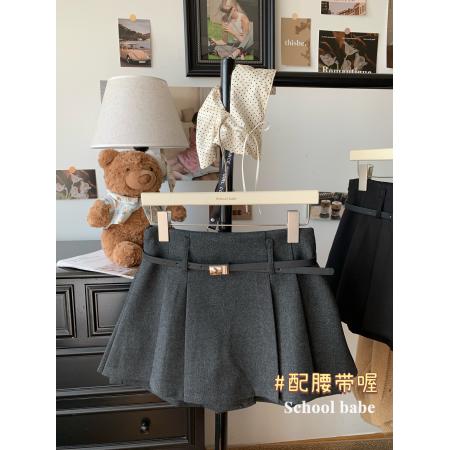 FA46316# 秋冬新款百搭高级百褶裙半身裙短裙短裤裙裤女 服裝批發女裝批發服飾貨源