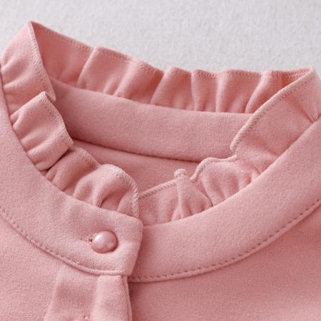 FA46344# 秋冬季新品时尚气质百搭长袖绣花套头加厚打底衫减龄上衣 服裝批發女裝批發服飾貨源