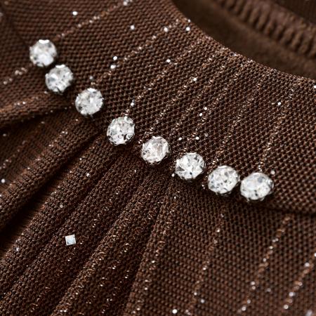 FA46347# 冬季新款圆领加绒打底衫内搭女装网纱修身女士T恤长袖小衫 服裝批發女裝批發服飾貨源