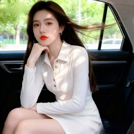 FA46373# 秋季新款韩版时尚纽扣翻领polo衫气质修身百搭长袖上衣女 服裝批發女裝批發服飾貨源