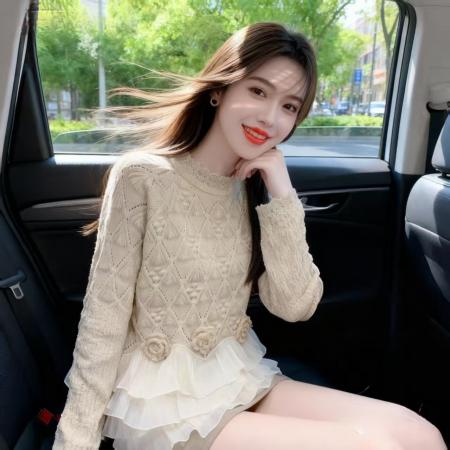 FA46374# 冬季新款韩版时尚气质雪纺拼接毛衣宽松简约百搭纯色上衣 服裝批發女裝批發服飾貨源