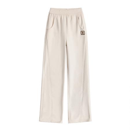 FA46391# 新款羊毛蚕丝香蕉裤阔腿裤女加绒加厚休闲运动裤拖地裤 服裝批發女裝批發服飾貨源