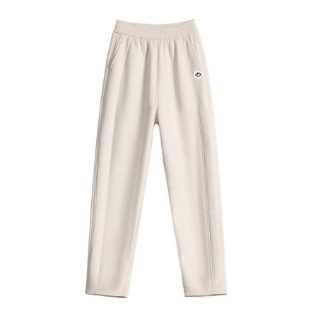 FA46394# @羊毛阔腿裤秋冬直筒显瘦香蕉裤哈伦加绒椎板大码萝卜奶奶裤 服裝批發女裝批發服飾貨源