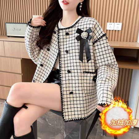 FA46543# 小香风复合银狐绒